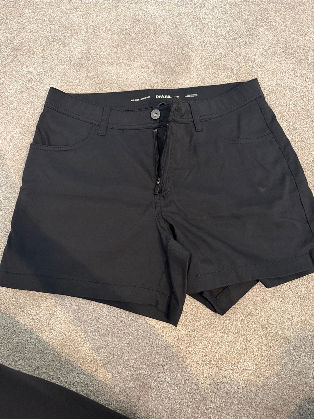 Prana Women's Black Casual Stretch Shorts